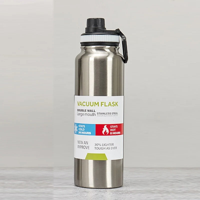 1000ML Thermos Water Bottle – Stainless Steel Insulated Flask Homzystore