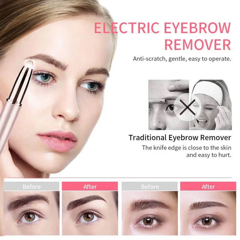 Facial Beauty - Flawless Eye Brow Hair Removal Machine Homzystore