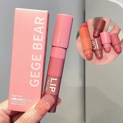 Gege Bear - 4 in 1 Velvet Matte Lipstick Homzystore