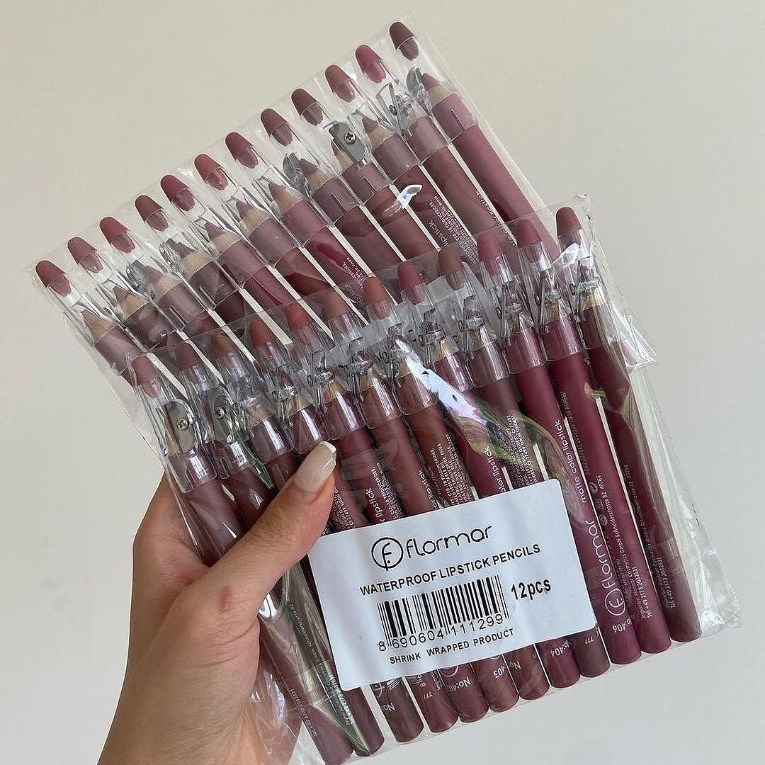 Flormar - Jumbo Matte Nude Lip Liner Set of 12 Homzystore