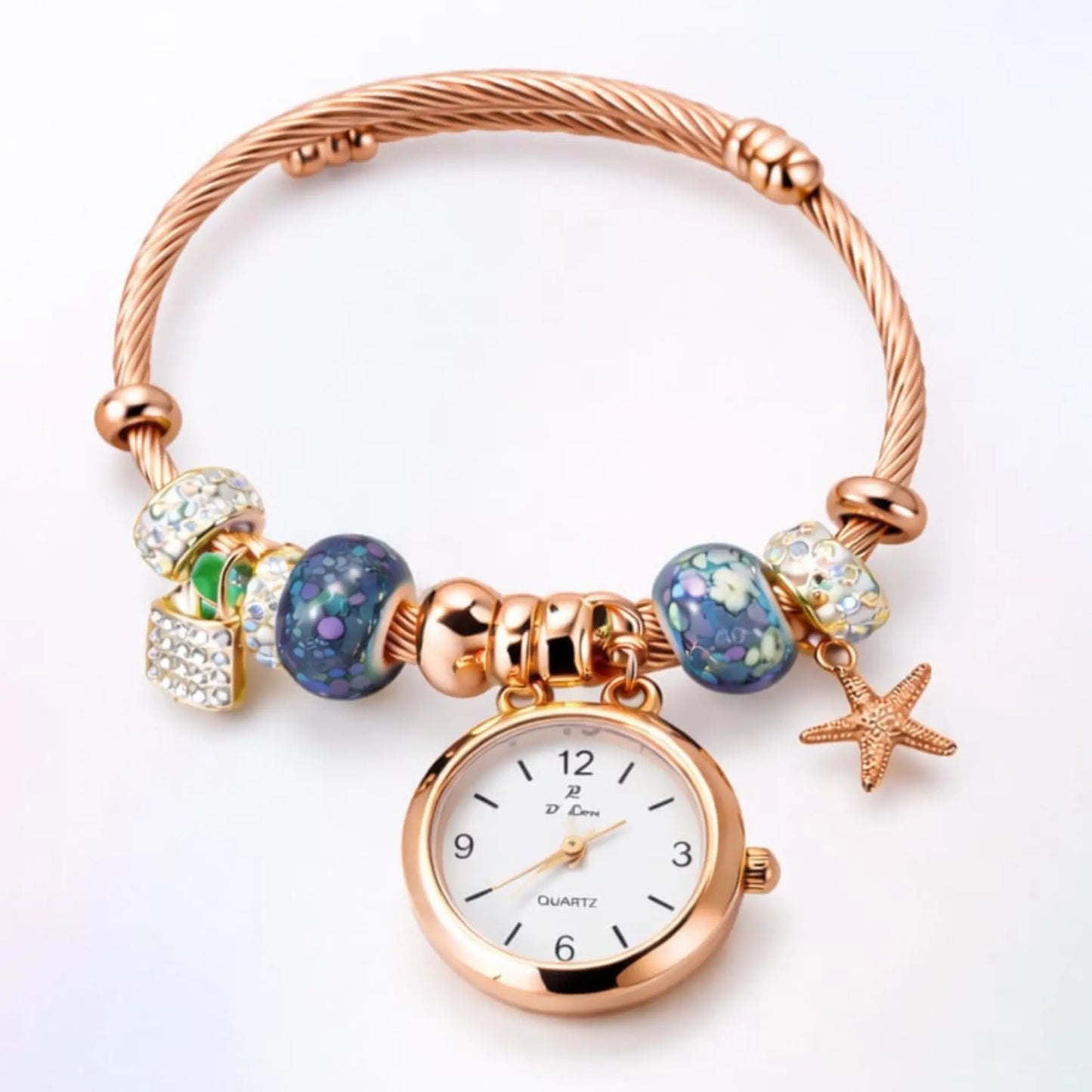 Charm D lon Bracelet Watch zariluxestudio