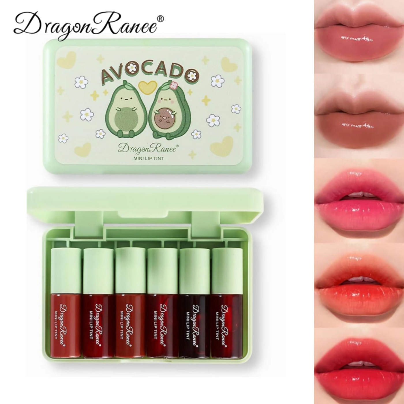 Dragon Ranee - Avocado Mini Lip Tint Set of 6 Homzystore