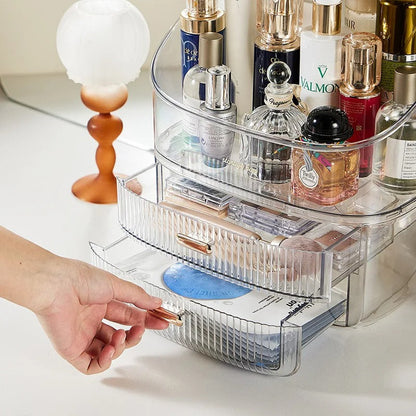 Cosmetic & makeup organizer (transparent) Homzystore