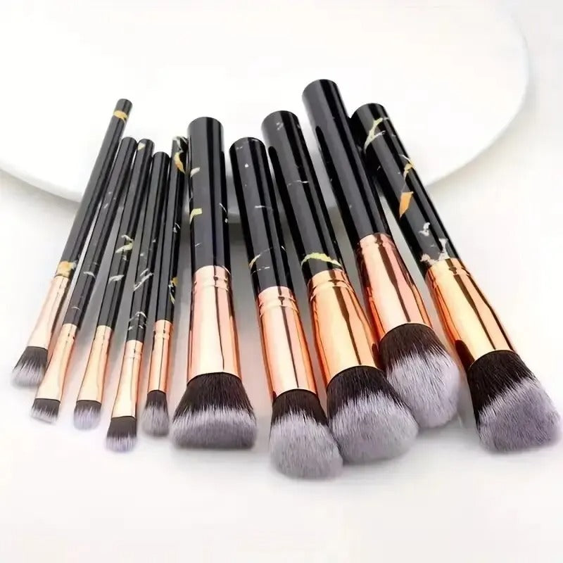 10 PCS Marble Makeup Brush Set Homzystore