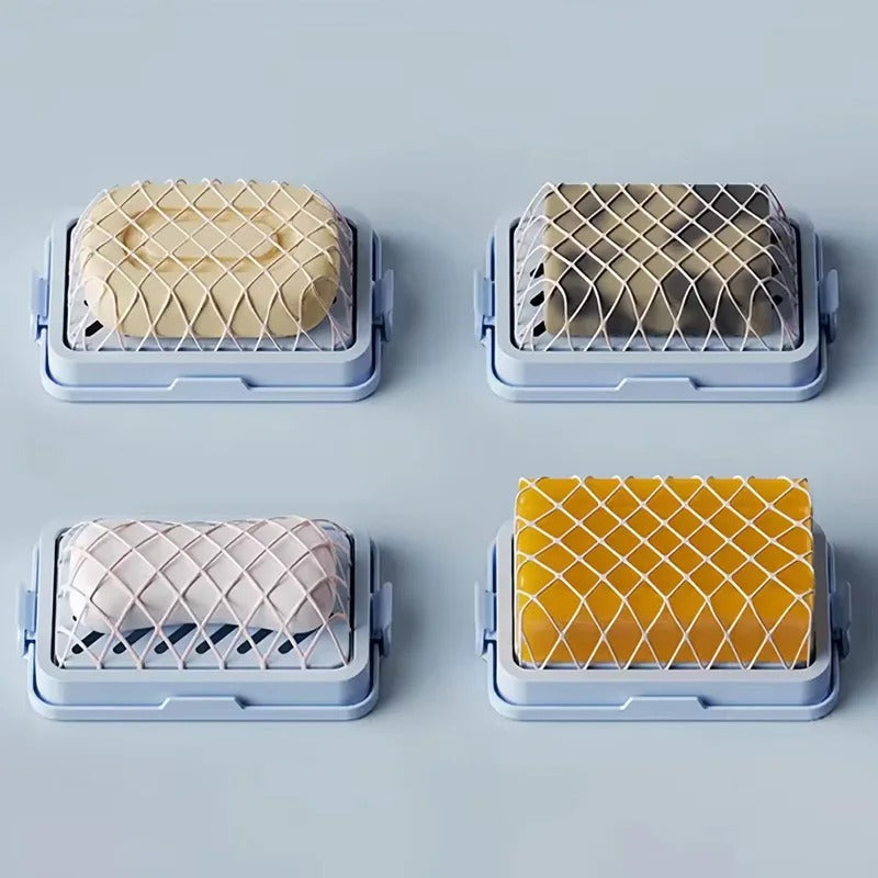 Draining Double Layer Non-Slip Base Soap Holder Homzystore