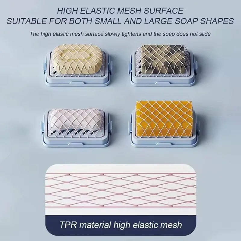 Draining Double Layer Non-Slip Base Soap Holder Homzystore