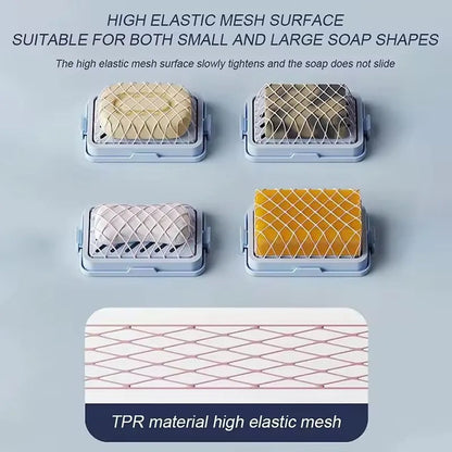 Draining Double Layer Non-Slip Base Soap Holder Homzystore