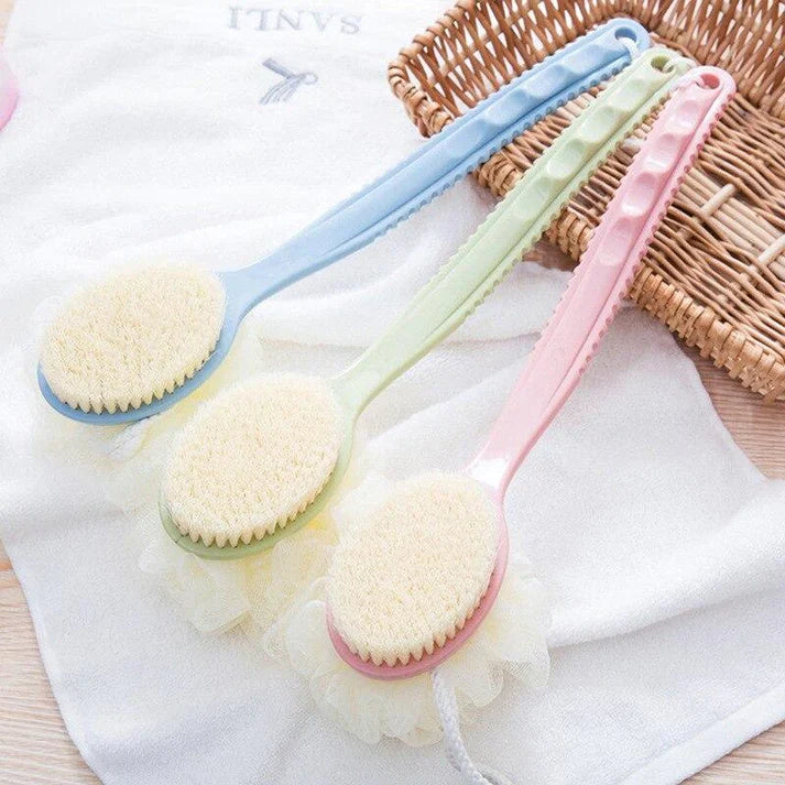 2 In 1 Bathing Scrubbing Long Handle Brush each Homzystore