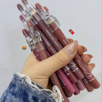 Flormar - Jumbo Matte Nude Lip Liner Set of 12 Homzystore