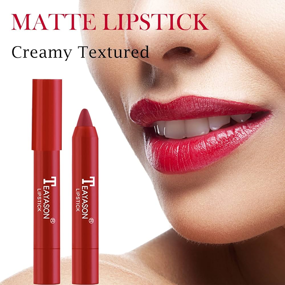 Teayason - Creamy Matte Crayons Lipsticks Set of 6 Homzystore