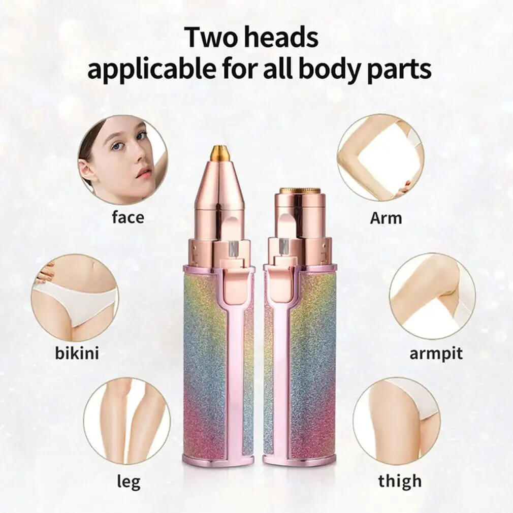2 in 1 Eyebrow + Hair Remover Trimmer Homzystore