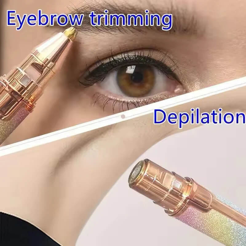 2 in 1 Eyebrow + Hair Remover Trimmer Homzystore