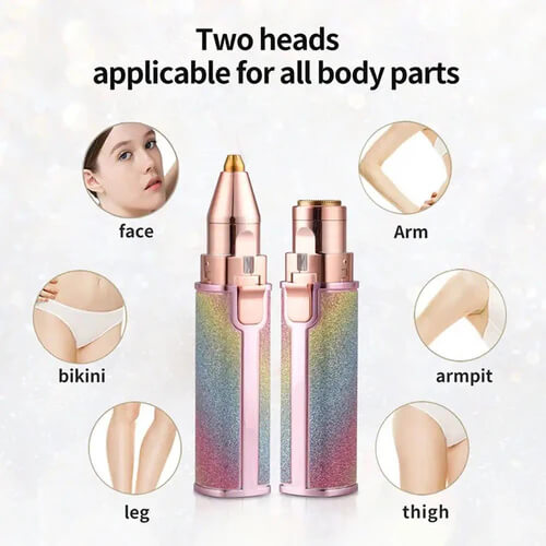 2 in 1 Eyebrow + Hair Remover Trimmer Homzystore
