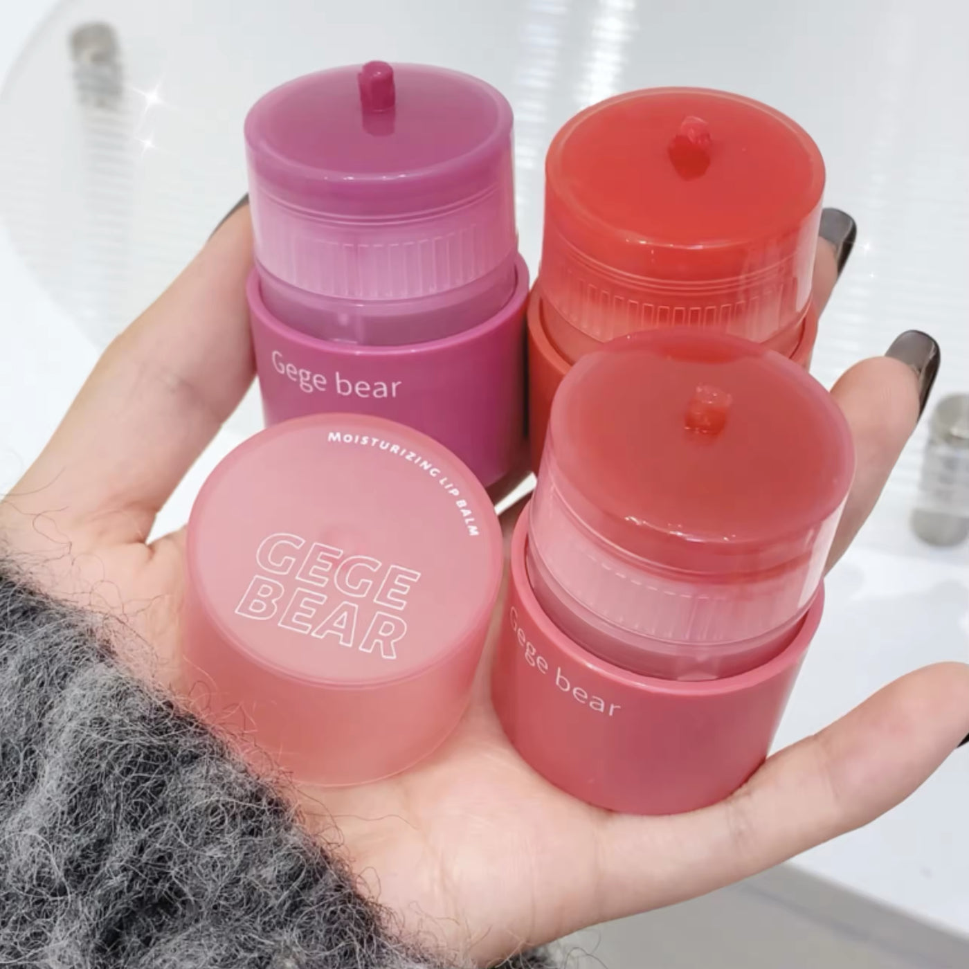 Beauty Model - Rotating Jelly Tinted Lip Balm Set of 6 Homzystore
