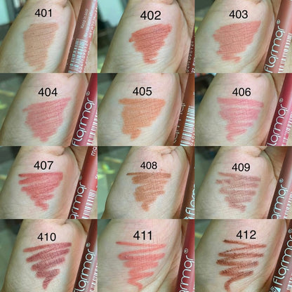 Flormar - Jumbo Matte Nude Lip Liner Set of 12 Homzystore