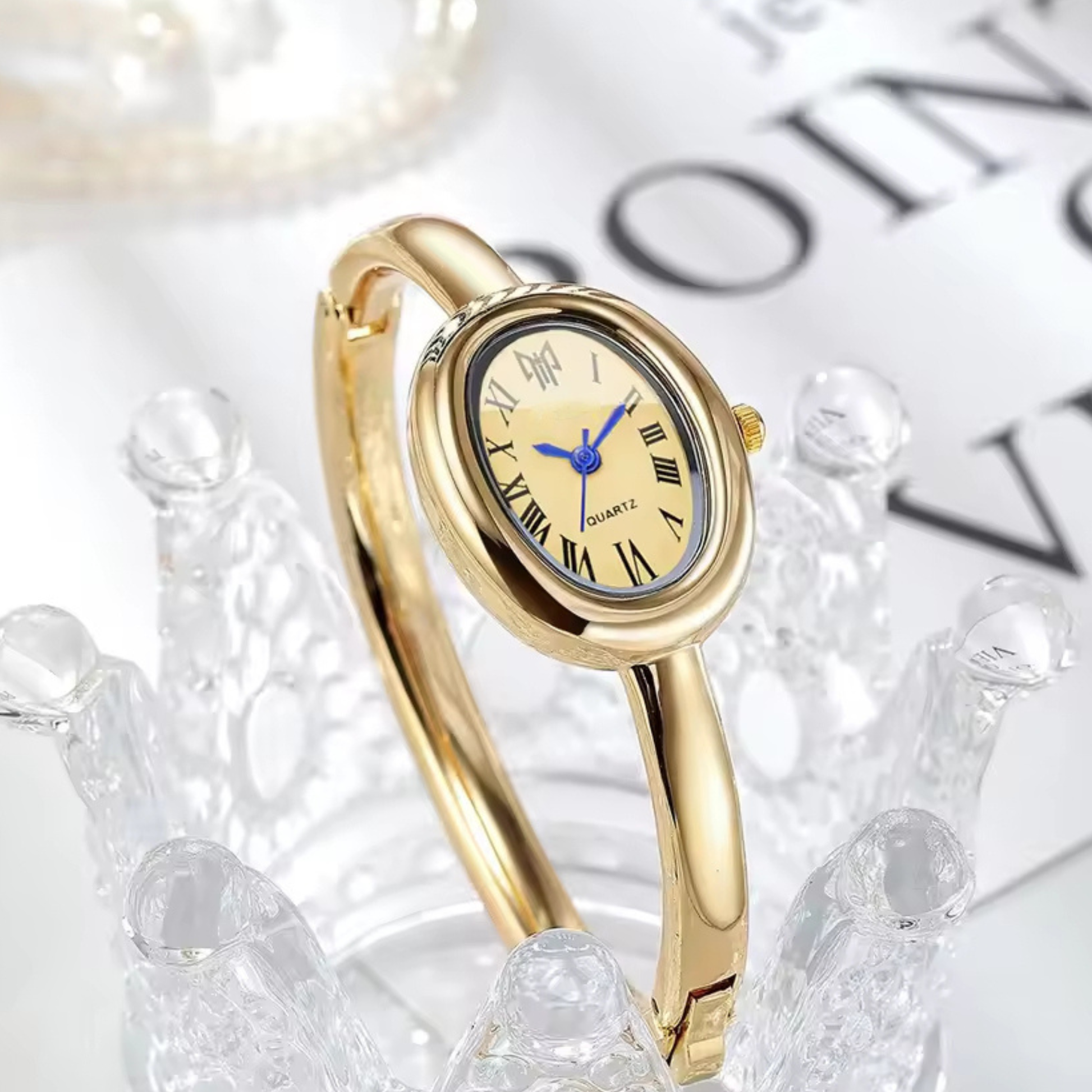 Gold Bracelet Watch zariluxestudio
