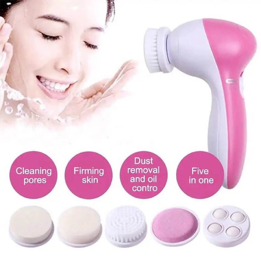 5 in 1 Facial Cleansing Massager Kit Homzystore