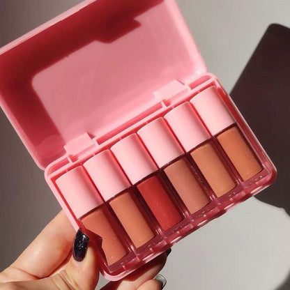 Color Castle - Mini Cookie Matte Lip Gloss Set of 6 Homzystore