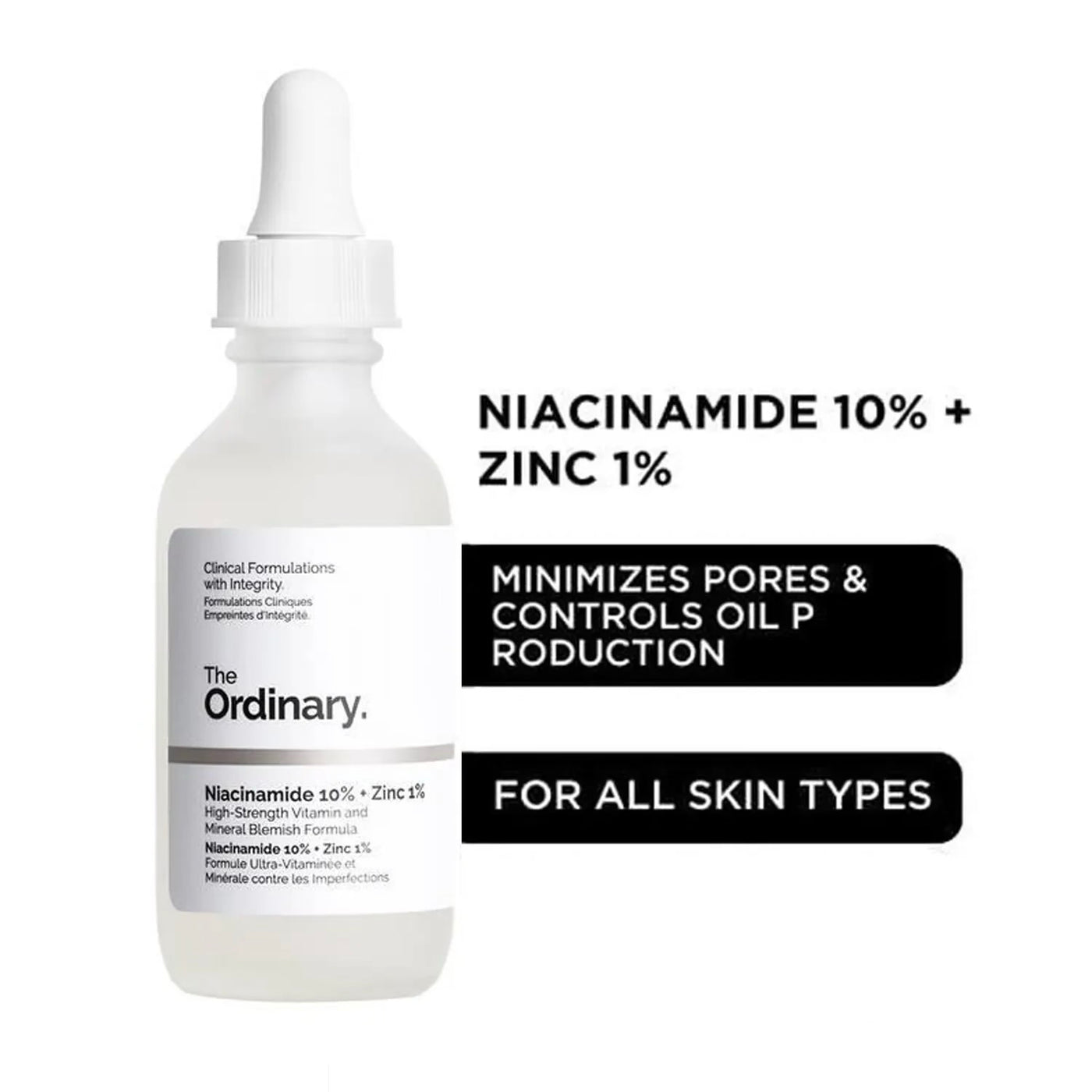 The Ordinary Niacinamide 10% + Zinc 1% Serum - 30ml Homzystore