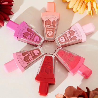Hudamoji - Ice Cream Matte Lip Gloss Set of 6 Homzystore