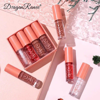 Dragon Ranee - Bear Mirror Jelly Lip Gloss Set of 4 Homzystore