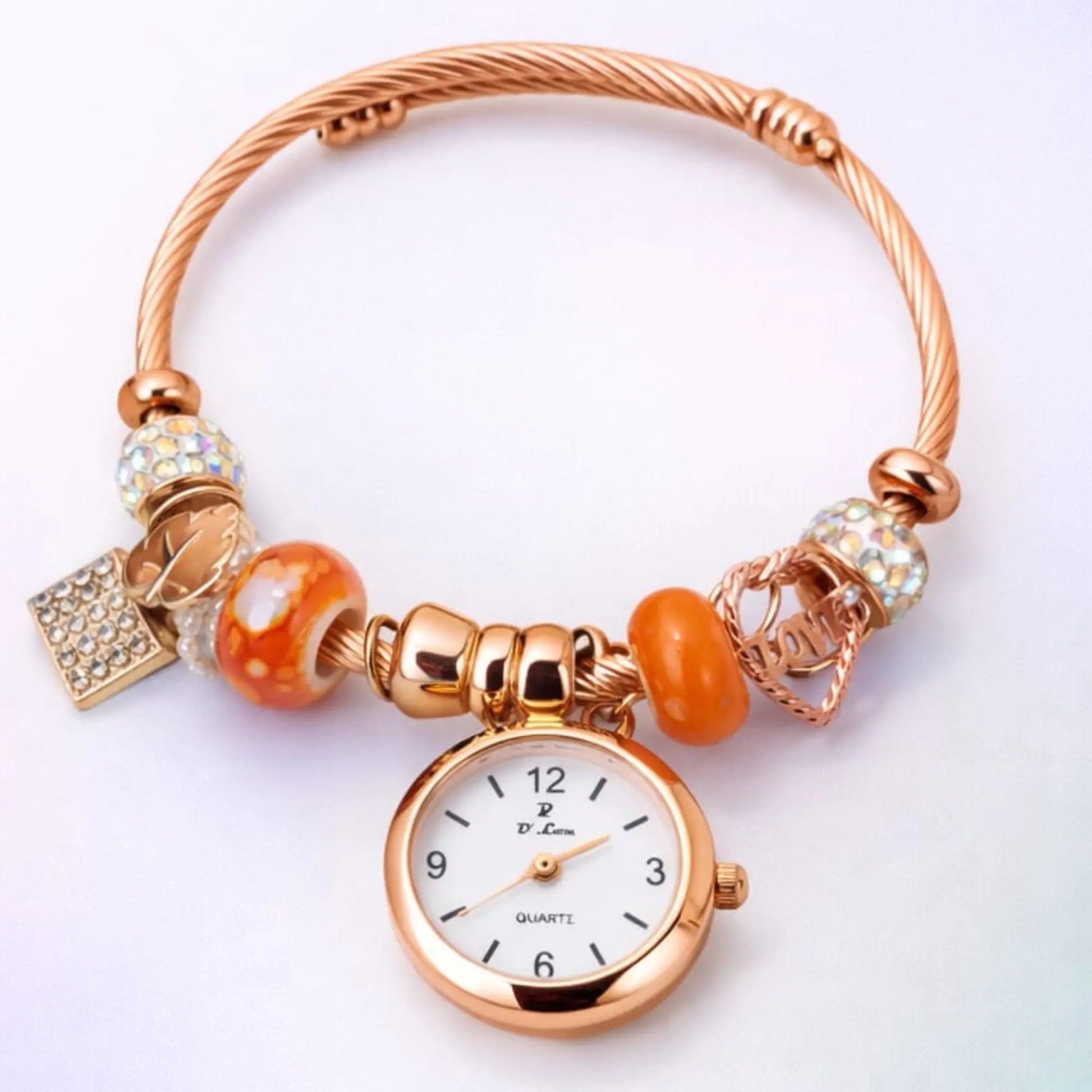 Charm D lon Bracelet Watch zariluxestudio