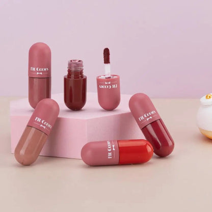 Fit Colors - 5pcs Mini Capsule Lip Gloss Set Homzystore
