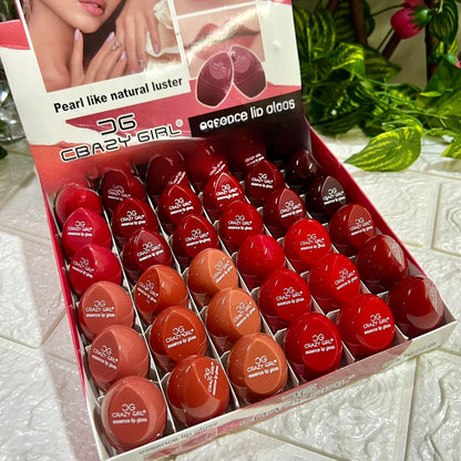 Crazy Girl - Mini Egg Pearl Lip Gloss Set of 3 Homzystore