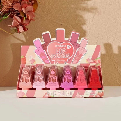 Hudamoji - Ice Cream Matte Lip Gloss Set of 6 Homzystore