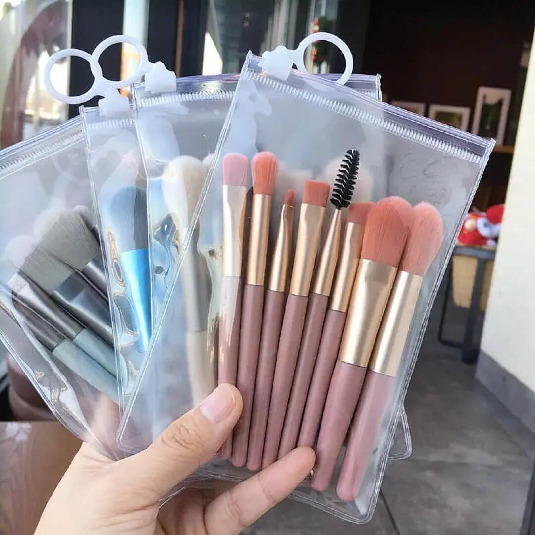 8pcs Mini Travel Unicorn Makeup Brush Set Homzystore