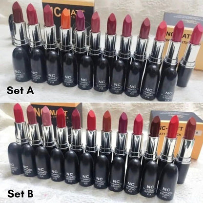 NC Mac - Matte Lipstick Set of 12 Homzystore