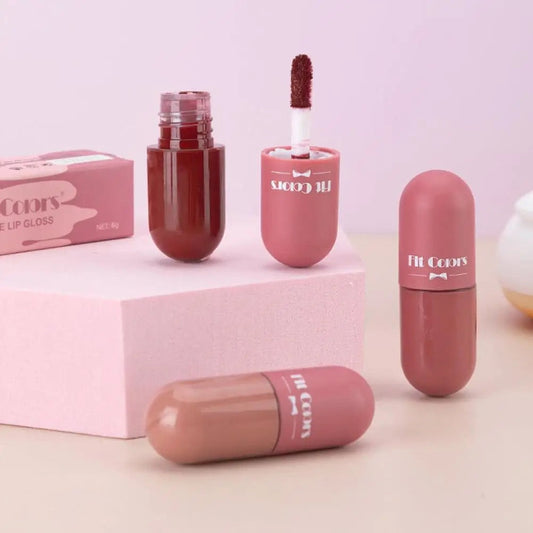 Fit Colors - 5pcs Mini Capsule Lip Gloss Set Homzystore
