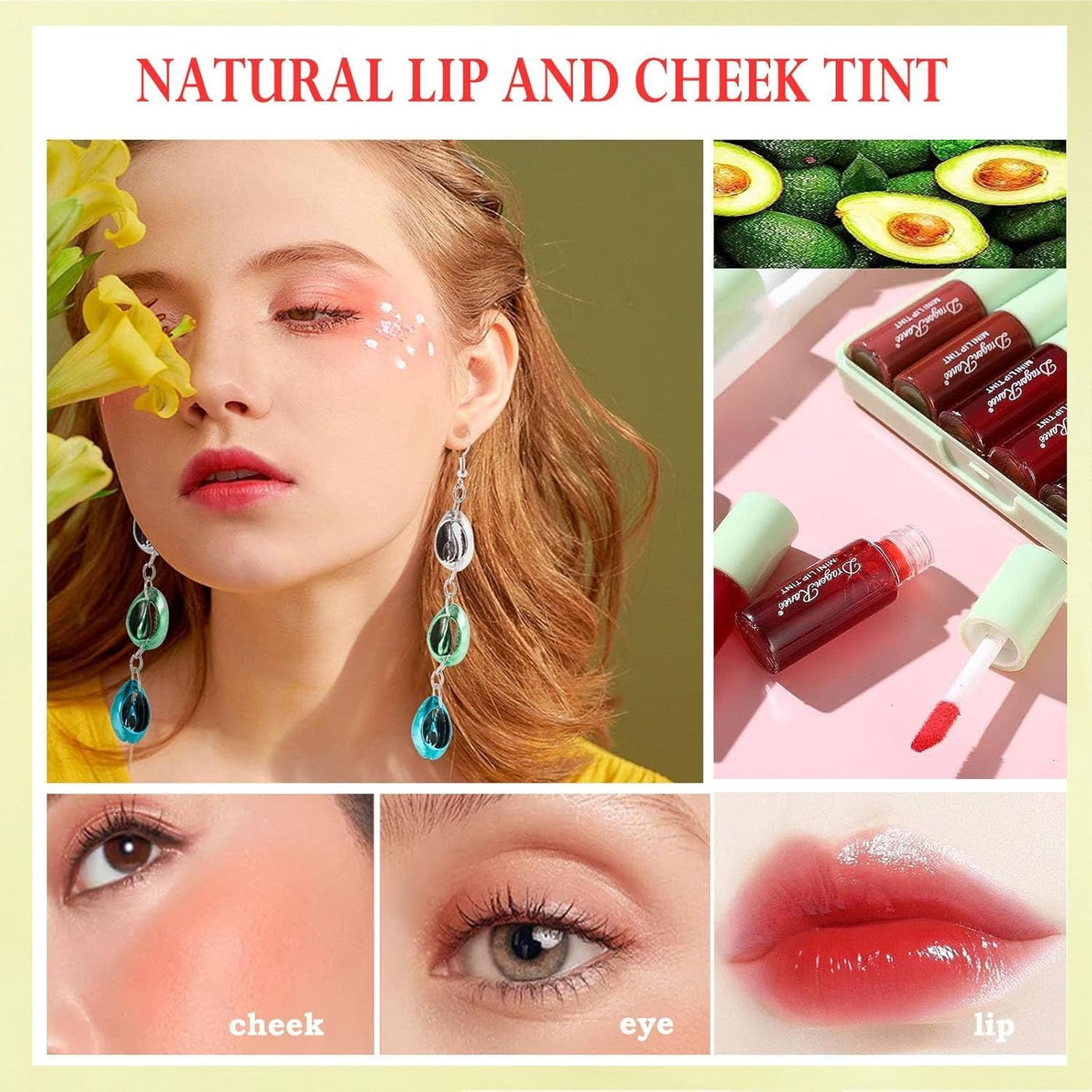 Dragon Ranee - Avocado Mini Lip Tint Set of 6 Homzystore