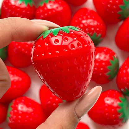 Strawberry Tinted Moisturizing Fruity Lip Balm Set of 3 Homzystore