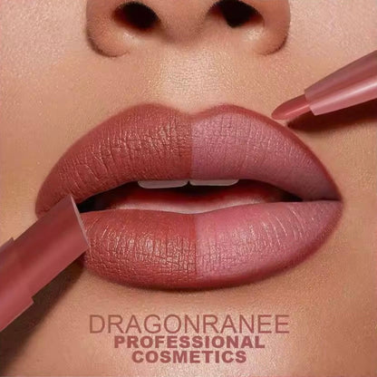 Dragon Ranee - 2 in 1 Matte Velvet Lipstick & Liner Set of 6 Homzystore