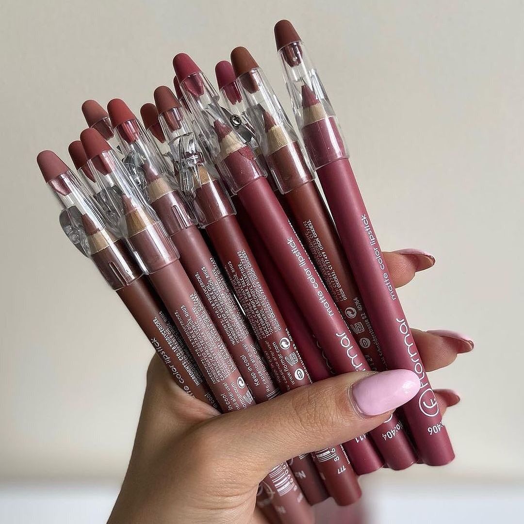 Flormar - Jumbo Matte Nude Lip Liner Set of 12 Homzystore