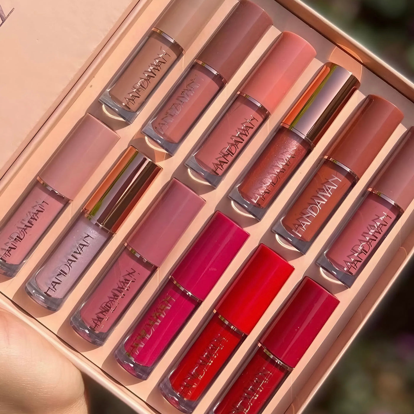 12pcs Mocallure Highly Pigmented Matte Lip Gloss Homzystore