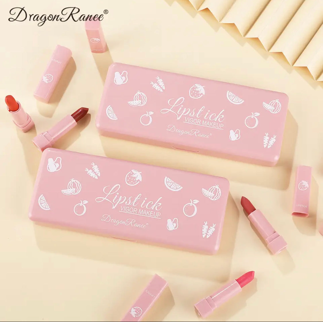Dragon Ranee - Mini Fruity Lipstick Set of 10 Homzystore