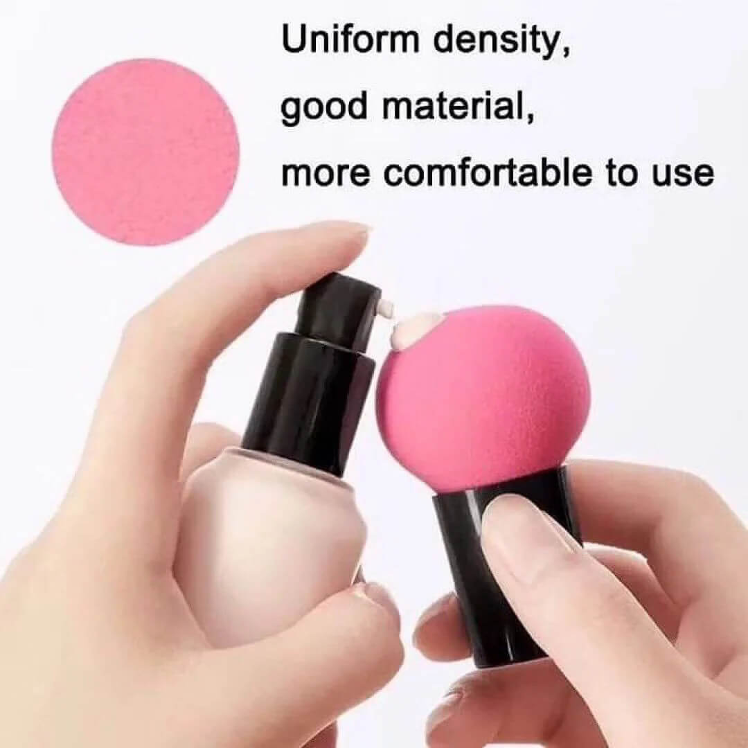 Mushroom Shape Cosmetic Puff Makeup Sponge for Liquid Foundation Homzystore