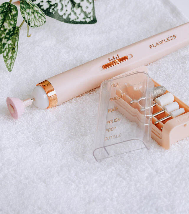Rechargeable Flawless Nail Finishing Touch Pedicure Manicure Tool Homzystore