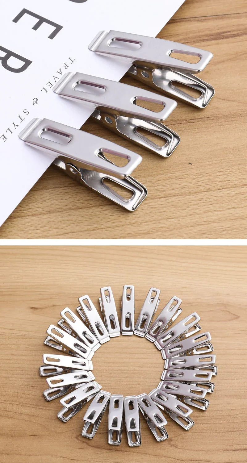Stainless Steel Clothes Clips Homzystore