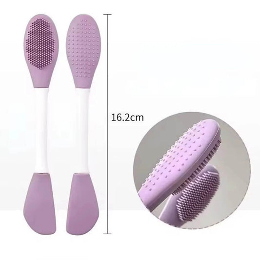 Silicone Double Sided Facial Cleansing Brush Homzystore